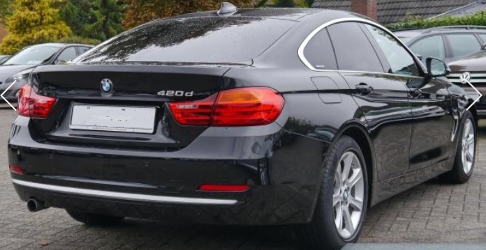 Left hand drive BMW 4 SERIES 420 d